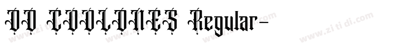 DD COOLDNES Regular字体转换